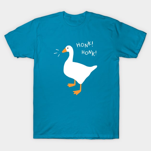 Honk Honk Goose! T-Shirt by tarynosaurus